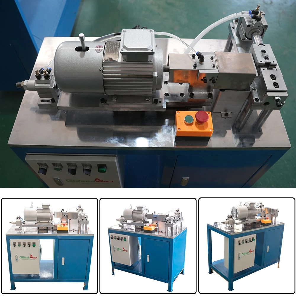 machine for cleaning heating element ends before sealing machine for cleaning heating element ends before sealing